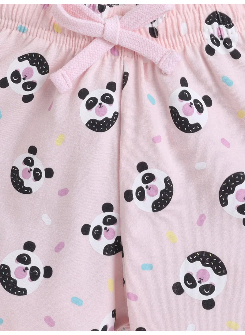 Victor And Jane  Girls Sweet Dreams Print Cotton Pajama Set – T-Shirt & Shorts Nightwear for Women | Best Price UAE